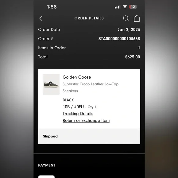 Golden Goose Super Star Croco Leather Low Top Glitter Sneaker 40 / 10 - Picture 6 of 16